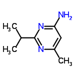 InChI=1/C8H13N3/c1-5(2)8-10-6(3)4-7(9)11-8/h4-5H,1-3H3,(H2,9,10,11)