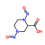 InChI=1/C5H8N4O4/c10-5(11)4-3-8(6-12)1-2-9(4)7-13/h4H,1-3H2,(H,10,11)