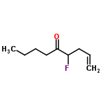 InChI=1/C9H15FO/c1-3-5-7-9(11)8(10)6-4-2/h4,8H,2-3,5-7H2,1H3