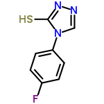 InChI=1/C8H6FN3S/c9-6-1-3-7(4-2-6)12-5-10-11-8(12)13/h1-5H,(H,11,13)