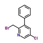 InChI=1/C12H9BrClN/c13-7-12-11(6-10(14)8-15-12)9-4-2-1-3-5-9/h1-6,8H,7H2