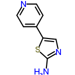 InChI=1/C8H7N3S/c9-8-11-5-7(12-8)6-1-3-10-4-2-6/h1-5H,(H2,9,11)