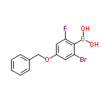 InChI=1/C13H11BBrFO3/c15-11-6-10(7-12(16)13(11)14(17)18)19-8-9-4-2-1-3-5-9/h1-7,17-18H,8H2