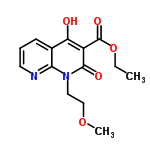 InChI=1/C14H16N2O5/c1-3-21-14(19)10-11(17)9-5-4-6-15-12(9)16(13(10)18)7-8-20-2/h4-6,17H,3,7-8H2,1-2H3