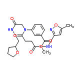 InChI=1/C23H28N4O7/c1-15-11-19(26-34-15)25-20(28)8-9-22(30)27(14-21(29)24-13-18-7-4-10-33-18)17-6-3-5-16(12-17)23(31)32-2/h3,5-6,11-12,18H,4,7-10,13-14H2,1-2H3,(H,24,29)(H,25,26,28)