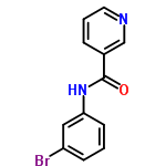 InChI=1/C12H9BrN2O/c13-10-4-1-5-11(7-10)15-12(16)9-3-2-6-14-8-9/h1-8H,(H,15,16)