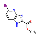 InChI=1/C8H6BrN3O2/c1-14-8(13)7-10-4-2-3-5(9)11-6(4)12-7/h2-3H,1H3,(H,10,11,12)