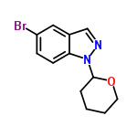 InChI=1/C12H13BrN2O/c13-10-4-5-11-9(7-10)8-14-15(11)12-3-1-2-6-16-12/h4-5,7-8,12H,1-3,6H2