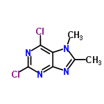 InChI=1/C7H6Cl2N4/c1-3-10-6-4(13(3)2)5(8)11-7(9)12-6/h1-2H3