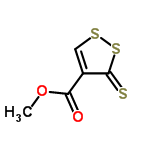 InChI=1/C5H4O2S3/c1-7-4(6)3-2-9-10-5(3)8/h2H,1H3