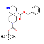 InChI=1/C21H31N3O4/c1-20(2,3)28-18(25)23-12-9-21(10-13-23)16-22-11-14-24(21)19(26)27-15-17-7-5-4-6-8-17/h4-8,22H,9-16H2,1-3H3