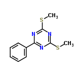 InChI=1/C11H11N3S2/c1-15-10-12-9(13-11(14-10)16-2)8-6-4-3-5-7-8/h3-7H,1-2H3