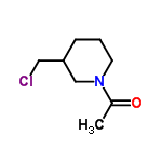 InChI=1/C8H14ClNO/c1-7(11)10-4-2-3-8(5-9)6-10/h8H,2-6H2,1H3