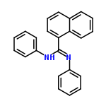 InChI=1/C23H18N2/c1-3-12-19(13-4-1)24-23(25-20-14-5-2-6-15-20)22-17-9-11-18-10-7-8-16-21(18)22/h1-17H,(H,24,25)