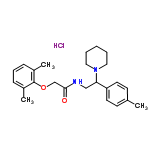 InChI=1/C24H32N2O2.ClH/c1-18-10-12-21(13-11-18)22(26-14-5-4-6-15-26)16-25-23(27)17-28-24-19(2)8-7-9-20(24)3;/h7-13,22H,4-6,14-17H2,1-3H3,(H,25,27);1H