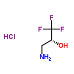InChI=1/C3H6F3NO.ClH/c4-3(5,6)2(8)1-7;/h2,8H,1,7H2;1H/t2-;/m1./s1