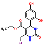 InChI=1/C14H15ClN2O5/c1-2-22-13(20)11-9(6-15)16-14(21)17-12(11)8-4-3-7(18)5-10(8)19/h3-5,12,18-19H,2,6H2,1H3,(H2,16,17,21)