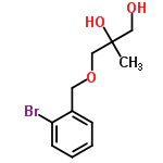 InChI=1/C11H15BrO3/c1-11(14,7-13)8-15-6-9-4-2-3-5-10(9)12/h2-5,13-14H,6-8H2,1H3