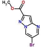 InChI=1/C8H6BrN3O2/c1-14-8(13)6-2-7-10-3-5(9)4-12(7)11-6/h2-4H,1H3