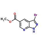 InChI=1/C8H6BrN3O2/c1-14-8(13)4-2-5-6(9)11-12-7(5)10-3-4/h2-3H,1H3,(H,10,11,12)