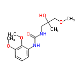 InChI=1/C14H22N2O5/c1-14(18,9-19-2)8-15-13(17)16-10-6-5-7-11(20-3)12(10)21-4/h5-7,18H,8-9H2,1-4H3,(H2,15,16,17)