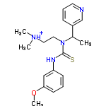 InChI=1/C19H26N4OS/c1-15(16-7-6-10-20-14-16)23(12-11-22(2)3)19(25)21-17-8-5-9-18(13-17)24-4/h5-10,13-15H,11-12H2,1-4H3,(H,21,25)/p+1