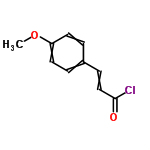 InChI=1/C10H9ClO2/c1-13-9-5-2-8(3-6-9)4-7-10(11)12/h2-7H,1H3