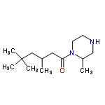 InChI=1/C14H28N2O/c1-11(9-14(3,4)5)8-13(17)16-7-6-15-10-12(16)2/h11-12,15H,6-10H2,1-5H3