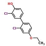 InChI=1/C14H12Cl2O2/c1-2-18-10-4-5-11(12(15)8-10)9-3-6-14(17)13(16)7-9/h3-8,17H,2H2,1H3