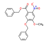 InChI=1/C22H19NO6/c1-27-20-13-19(23(25)26)18(22(24)29-15-17-10-6-3-7-11-17)12-21(20)28-14-16-8-4-2-5-9-16/h2-13H,14-15H2,1H3