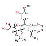 InChI=1/C26H32O10/c1-26(2)35-24-21(16(29)12-27)34-23(25(24)36-26)20(13-7-8-17(30-3)15(28)9-13)14-10-18(31-4)22(33-6)19(11-14)32-5/h7-11,16,21,24-25,27-29H,12H2,1-6H3/b23-20+/t16-,21+,24-,25+/m1/s1