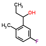 InChI=1/C10H13FO/c1-3-10(12)9-6-8(11)5-4-7(9)2/h4-6,10,12H,3H2,1-2H3