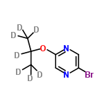 InChI=1/C7H9BrN2O/c1-5(2)11-7-4-9-6(8)3-10-7/h3-5H,1-2H3/i1D3,2D3,5D