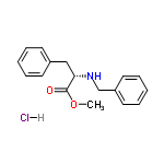 InChI=1/C17H19NO2.ClH/c1-20-17(19)16(12-14-8-4-2-5-9-14)18-13-15-10-6-3-7-11-15;/h2-11,16,18H,12-13H2,1H3;1H/t16-;/m0./s1