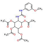 InChI=1/C22H28N2O11/c1-11(25)31-10-17-19(32-12(2)26)20(33-13(3)27)18(21(35-17)34-14(4)28)24-22(29)23-15-7-6-8-16(9-15)30-5/h6-9,17-21H,10H2,1-5H3,(H2,23,24,29)