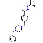 InChI=1/C22H28N4O/c1-18(2)23-24-22(27)21-10-8-20(9-11-21)17-26-14-12-25(13-15-26)16-19-6-4-3-5-7-19/h3-11H,12-17H2,1-2H3,(H,24,27)