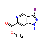 InChI=1/C8H6BrN3O2/c1-14-8(13)6-2-5-4(3-10-6)7(9)12-11-5/h2-3H,1H3,(H,11,12)