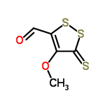 InChI=1/C5H4O2S3/c1-7-4-3(2-6)9-10-5(4)8/h2H,1H3