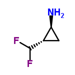 InChI=1/C4H7F2N/c5-4(6)2-1-3(2)7/h2-4H,1,7H2/t2-,3-/m0/s1