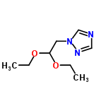 InChI=1/C8H15N3O2/c1-3-12-8(13-4-2)5-11-7-9-6-10-11/h6-8H,3-5H2,1-2H3