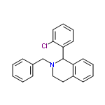 InChI=1/C22H20ClN/c23-21-13-7-6-12-20(21)22-19-11-5-4-10-18(19)14-15-24(22)16-17-8-2-1-3-9-17/h1-13,22H,14-16H2