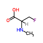 InChI=1/C4H8FNO2/c1-6-3(2-5)4(7)8/h3,6H,2H2,1H3,(H,7,8)