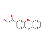 InChI=1/C14H9BrO2S/c15-8-10(16)9-5-6-14-12(7-9)17-11-3-1-2-4-13(11)18-14/h1-7H,8H2