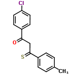 InChI=1/C16H13ClOS/c1-11-2-4-13(5-3-11)16(19)10-15(18)12-6-8-14(17)9-7-12/h2-9H,10H2,1H3