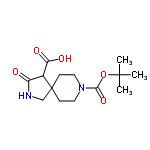 InChI=1/C14H22N2O5/c1-13(2,3)21-12(20)16-6-4-14(5-7-16)8-15-10(17)9(14)11(18)19/h9H,4-8H2,1-3H3,(H,15,17)(H,18,19)