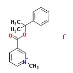 InChI=1/C16H18NO2.HI/c1-16(2,14-9-5-4-6-10-14)19-15(18)13-8-7-11-17(3)12-13;/h4-12H,1-3H3;1H/q+1;/p-1