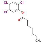 InChI=1/C13H15Cl3O2/c1-2-3-4-5-6-13(17)18-12-8-10(15)9(14)7-11(12)16/h7-8H,2-6H2,1H3