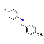 InChI=1/C13H12ClNS/c1-10-2-8-13(9-3-10)16-15-12-6-4-11(14)5-7-12/h2-9,15H,1H3