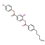 InChI=1/C25H22Cl2O4/c1-2-3-4-5-17-6-8-18(9-7-17)24(28)31-23-15-10-19(16-22(23)27)25(29)30-21-13-11-20(26)12-14-21/h6-16H,2-5H2,1H3