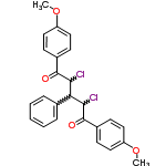 InChI=1/C25H22Cl2O4/c1-30-19-12-8-17(9-13-19)24(28)22(26)21(16-6-4-3-5-7-16)23(27)25(29)18-10-14-20(31-2)15-11-18/h3-15,21-23H,1-2H3